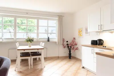 Küche/Küchenzeile in der Unterkunft Ferienwohnung App. 1 Haus Duckdalben