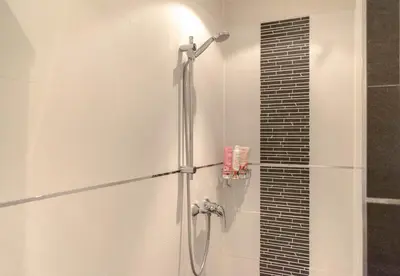 Ein Badezimmer in der Unterkunft Ferienwohnung Ausspann