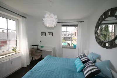Ein Bett oder Betten in einem Zimmer der Unterkunft Ferienwohnung Baltic Sea