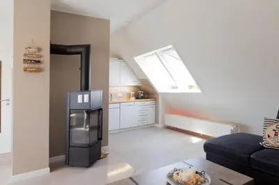 Küche/Küchenzeile in der Unterkunft Ferienwohnung Ostseenest