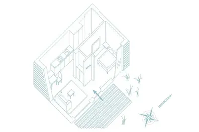 Grundriss der Unterkunft Ferienwohnung 