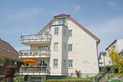 Das Gebäude in dem sich die Ferienwohnung befindet