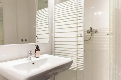 Ein Badezimmer in der Unterkunft Ferienwohnung Ocean Suite