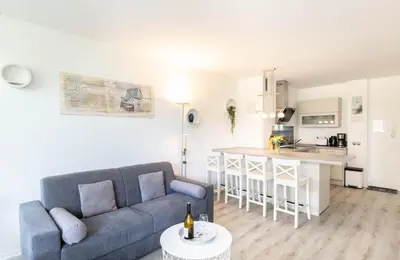 Küche/Küchenzeile in der Unterkunft Ferienwohnung Ostseeperle