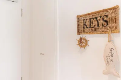 Ein Zertifikat, Auszeichnung, Logo oder anderes Dokument, das in der Unterkunft Ferienwohnung Pier99 ausgestellt ist