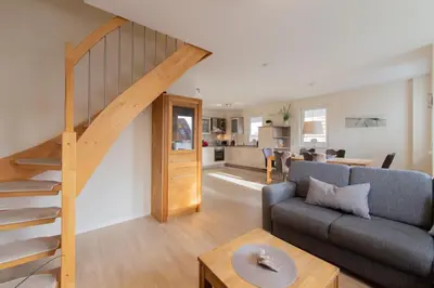Küche/Küchenzeile in der Unterkunft Ferienwohnung Küstenliebe
