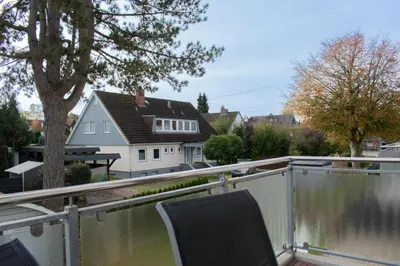 Das Gebäude in dem sich die Ferienwohnung befindet