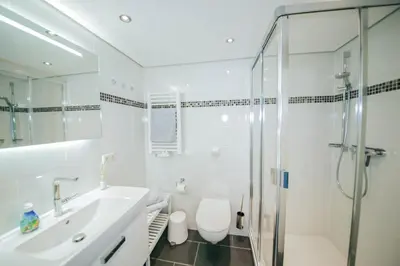 Ein Badezimmer in der Unterkunft Ferienwohnung Residenz App. 327