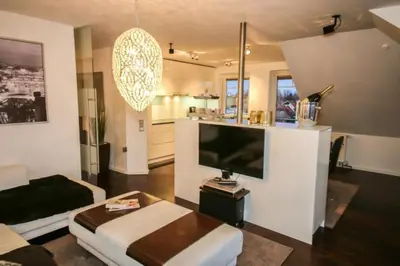 TV/Unterhaltungsangebot in der Unterkunft Ferienwohnung Residenz am Redderkrog