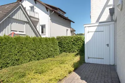 Das Gebäude in dem sich die Ferienwohnung befindet