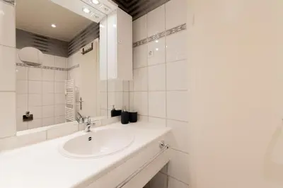 Ein Badezimmer in der Unterkunft Ferienwohnung Seetempel App. 35