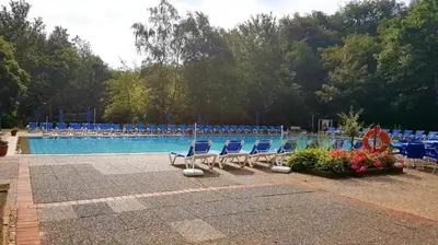 Der Swimmingpool an oder in der Nähe von Ferienwohnung Sky and Sun