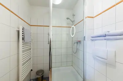 Ein Badezimmer in der Unterkunft Ferienwohnung Sommerwind