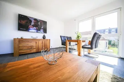 TV/Unterhaltungsangebot in der Unterkunft Ferienwohnung Sonnendeck