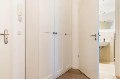 Ein Badezimmer in der Unterkunft Ferienwohnung Stranddüne 2