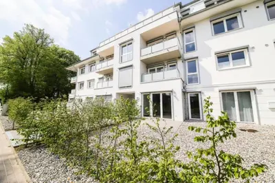 Das Gebäude in dem sich die Ferienwohnung befindet