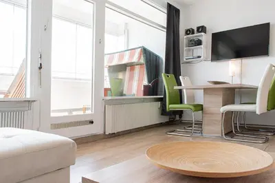 TV/Unterhaltungsangebot in der Unterkunft Ferienwohnung Traum Ostseeblick