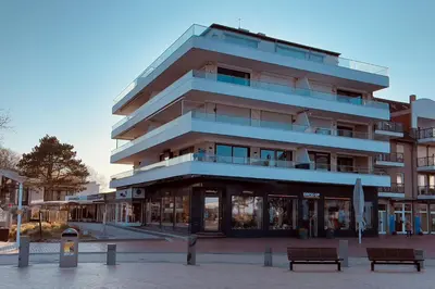 Das Gebäude in dem sich die Ferienwohnung befindet