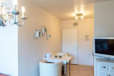 TV/Unterhaltungsangebot in der Unterkunft Ferienwohnung Beach Suite
