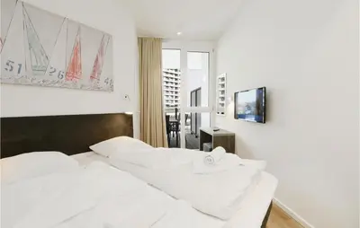 Ein Bett oder Betten in einem Zimmer der Unterkunft Highend Travemünde - Whg 307