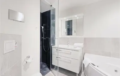 Ein Badezimmer in der Unterkunft Highend Travemünde - Whg 416