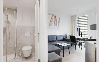 Ein Badezimmer in der Unterkunft Highend Travemünde - Whg 503