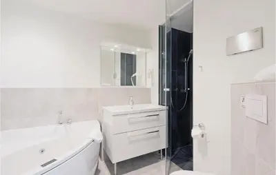 Ein Badezimmer in der Unterkunft Highend Travemünde - Whg 602