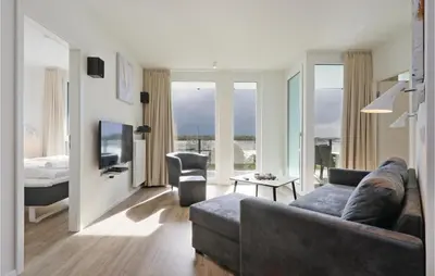 TV/Unterhaltungsangebot in der Unterkunft Highend Travemünde - Whg 608