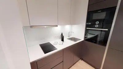 Küche/Küchenzeile in der Unterkunft White Pearl Apartment 1.10