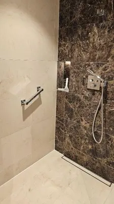 Ein Badezimmer in der Unterkunft White Pearl Apartment 1.09