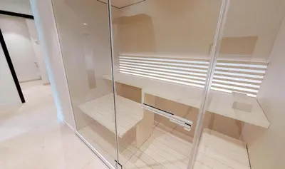 Ein Badezimmer in der Unterkunft White Pearl Apartment 0.12