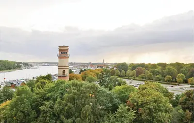 Blick auf einen Fluss in der Nähe der Ferienwohnung
