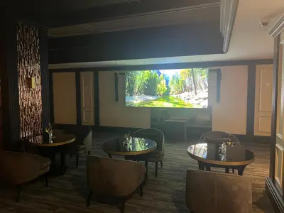 Ein Sitzbereich in der Unterkunft Tiffanys Ferienapartments in der Privatresidenz des Plaza Premium Hotel Timmendorfer Strand