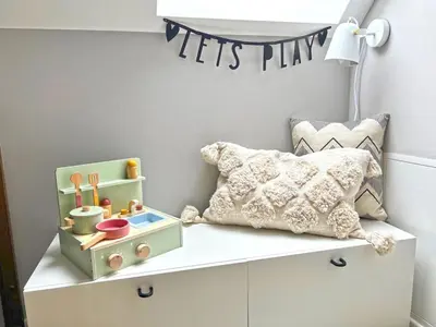 Ein Bett oder Betten in einem Zimmer der Unterkunft 