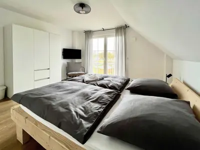 Ein Bett oder Betten in einem Zimmer der Unterkunft 