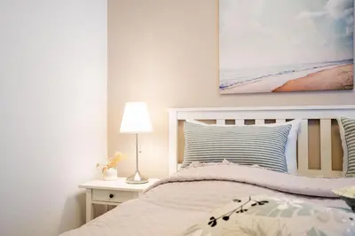 Ein Bett oder Betten in einem Zimmer der Unterkunft (ARW3) - Ferienwohnung Kossmann