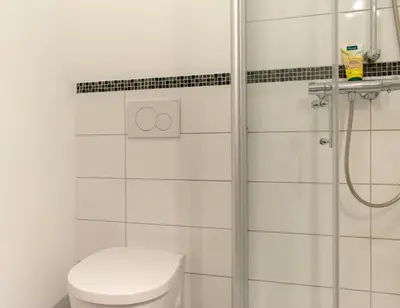 Ein Badezimmer in der Unterkunft Ferienwohnung Ostseestern