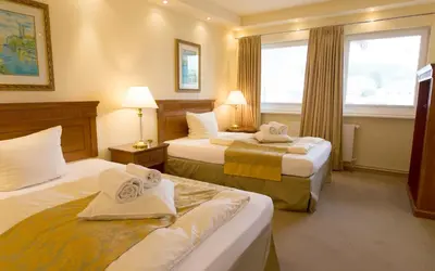 Ein Bett oder Betten in einem Zimmer der Unterkunft Villa Godewind