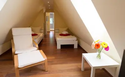 Ein Bett oder Betten in einem Zimmer der Unterkunft Villa Godewind