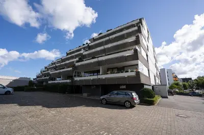 Das Gebäude in dem sich die Ferienwohnung befindet