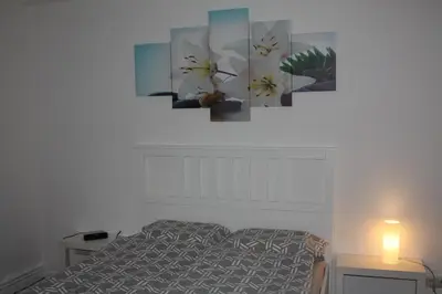 Ein Bett oder Betten in einem Zimmer der Unterkunft Andrea