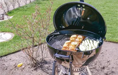 Ein für Gäste verfügbarer Grill im Ferienhaus