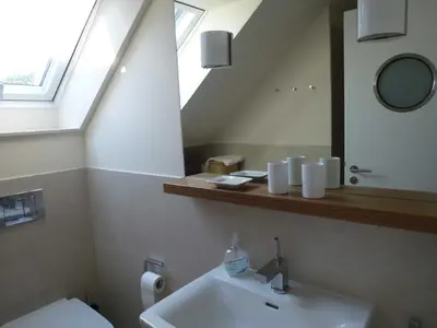 Ein Badezimmer in der Unterkunft Ostsee Lodges zum Wohlfühlen