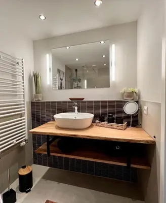 Ein Badezimmer in der Unterkunft Premium Apartment-OstseePur-inklusive Parkplatz-Wlan-Strand-und Citynähe