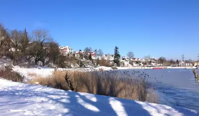 Naturlandschaft in der Nähe der Ferienwohnung