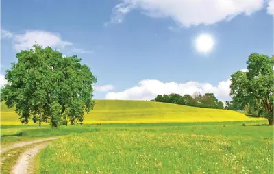 Naturlandschaft in der Nähe des Ferienhauses