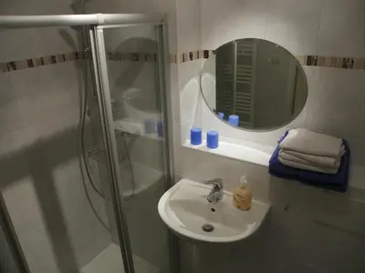 Ein Badezimmer in der Unterkunft Gemütlich privat allergiearm