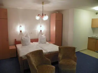Ein Bett oder Betten in einem Zimmer der Unterkunft Gemütlich privat allergiearm