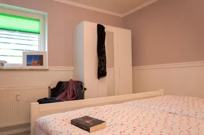 Ein Bett oder Betten in einem Zimmer der Unterkunft Lieblingsplatz