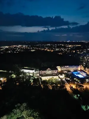 Blick auf Blue City Apartments aus der Vogelperspektive